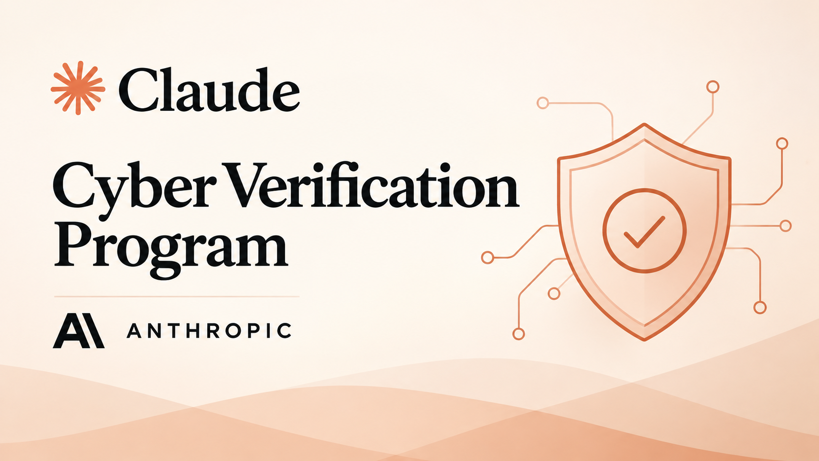 Claude Cyber Verification Program · Anthropic